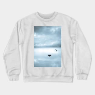 Winter Storm Cloud Reflections Crewneck Sweatshirt